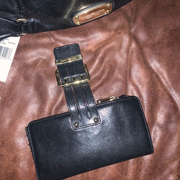 Michael Kors purse & wallet black leather - Picture 7 of 7